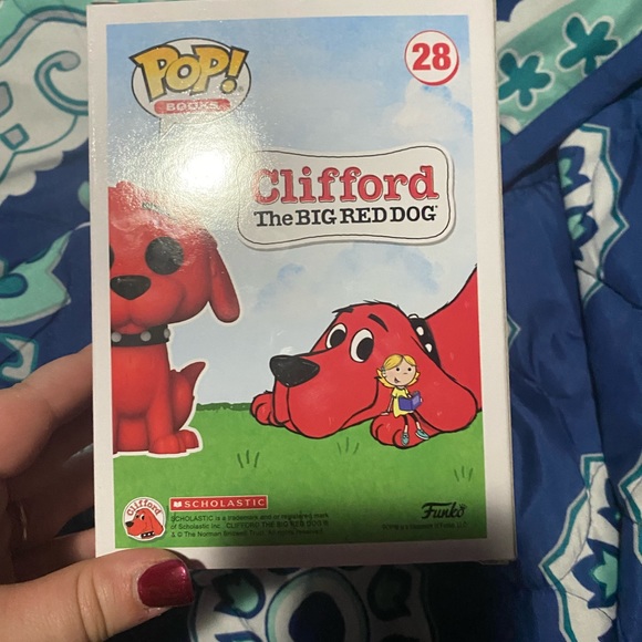Clifford the big red dog flocked funko - Picture 2 of 4